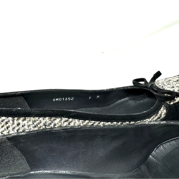 STUART WEITZMAN black suede and tweed heels, size 9 - Picture 8 of 10